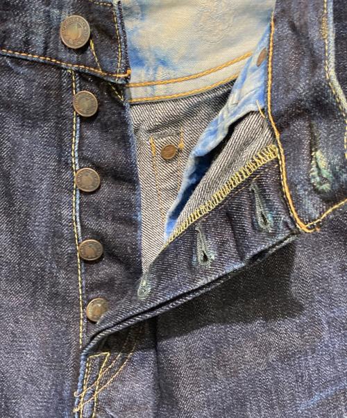 MOMOTARO JEANS（桃太郎ジーンズ）MOMOTARO JEANS (桃太郎ジーンズ) 味野限定 スリムストレート ボタンフライデニムパンツ インディゴ サイズ:36の古着・服飾アイテム