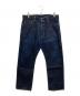 MOMOTARO JEANS（桃太郎ジーンズ）の古着「味野限定 スリムストレート ボタンフライデニムパンツ」｜インディゴ