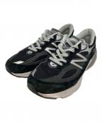 NEW BALANCEニューバランス）の古着「W990BK6 BLACKローカットスニーカー」｜ブラック