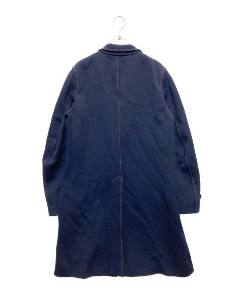 PRADA（プラダ）PRADA (プラダ) 15SSスウェットオレンジステッチコート ネイビー サイズ:48の古着・服飾アイテム
