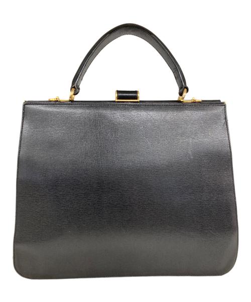 Salvatore Ferragamo（サルヴァトーレ フェラガモ）Salvatore Ferragamo (サルヴァトーレ フェラガモ) ガンチーニ装飾ダレスバッグ ブラックの古着・服飾アイテム