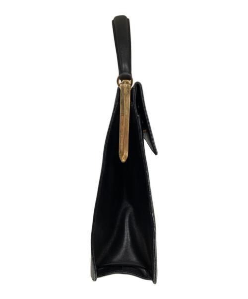 Salvatore Ferragamo（サルヴァトーレ フェラガモ）Salvatore Ferragamo (サルヴァトーレ フェラガモ) ガンチーニ装飾ダレスバッグ ブラックの古着・服飾アイテム