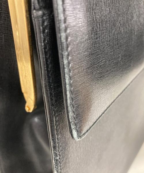 Salvatore Ferragamo（サルヴァトーレ フェラガモ）Salvatore Ferragamo (サルヴァトーレ フェラガモ) ガンチーニ装飾ダレスバッグ ブラックの古着・服飾アイテム