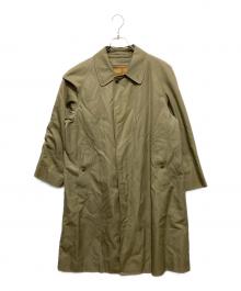 Burberry's（バーバリーズ）の古着「ノバチェックライナー付ステンカラーコート」｜オリーブ