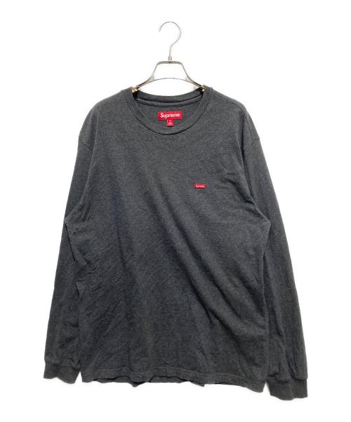 SUPREME（シュプリーム）Supreme (シュプリーム) Small Box  L/S Tee グレー サイズ:Mの古着・服飾アイテム