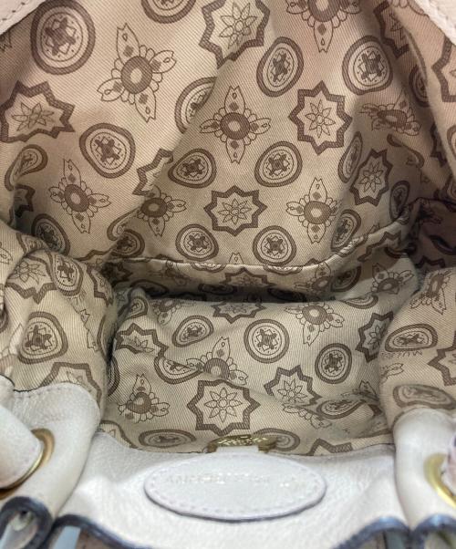 MULBERRY（マルベリー）MULBERRY (マルベリー) ターンロックボストンハンドバッグ ベージュの古着・服飾アイテム