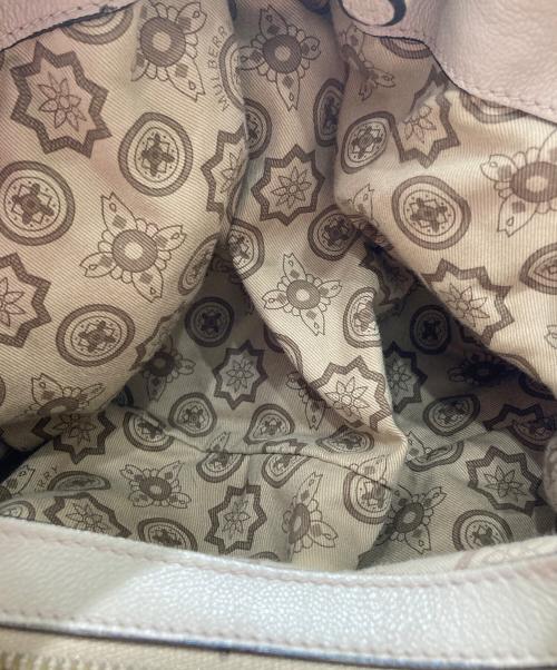 MULBERRY（マルベリー）MULBERRY (マルベリー) ターンロックボストンハンドバッグ ベージュの古着・服飾アイテム