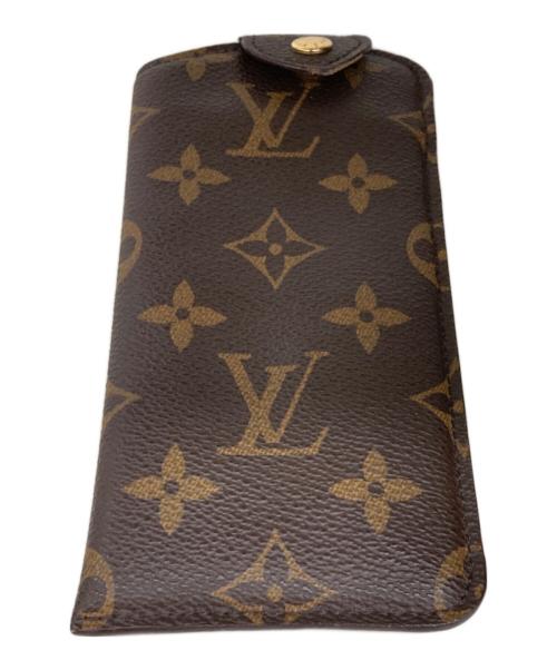 LOUIS VUITTON（ルイ ヴィトン）LOUIS VUITTON (ルイ ヴィトン) エテュイ リュネットPM サングラス/メガネケース ブラウンの古着・服飾アイテム