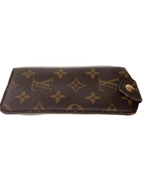 LOUIS VUITTON（ルイ ヴィトン）LOUIS VUITTON (ルイ ヴィトン) エテュイ リュネットPM サングラス/メガネケース ブラウンの古着・服飾アイテム