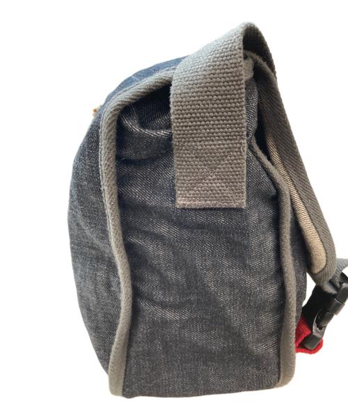EVISU（エヴィス）EVISU (エヴィス) カモメプリントデニムメッセンジャーバッグ インディゴの古着・服飾アイテム