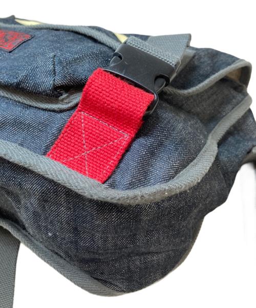 EVISU（エヴィス）EVISU (エヴィス) カモメプリントデニムメッセンジャーバッグ インディゴの古着・服飾アイテム