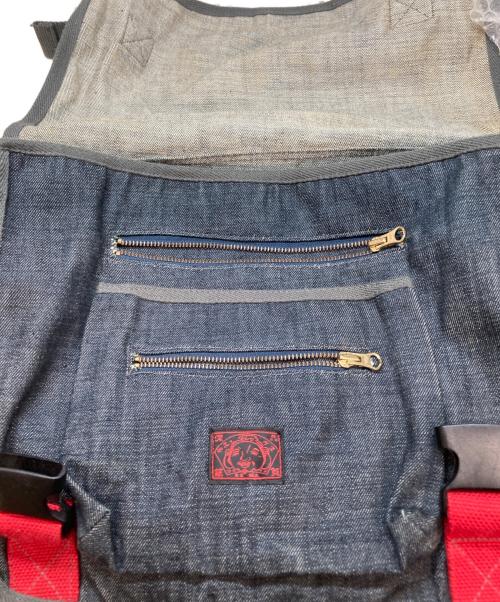 EVISU（エヴィス）EVISU (エヴィス) カモメプリントデニムメッセンジャーバッグ インディゴの古着・服飾アイテム