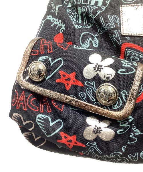 COACH（コーチ）COACH (コーチ) Poppy Graffiti Glam 2way Hobo Bag / POPPY ワンショルダー ショルダーバッグ ブラック サイズ:OneSizeの古着・服飾アイテム