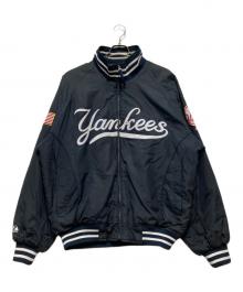 MAJESTIC ATHLETIC（マジェスティック アスレティック）の古着「New York Yankees スタジャン」｜ネイビー