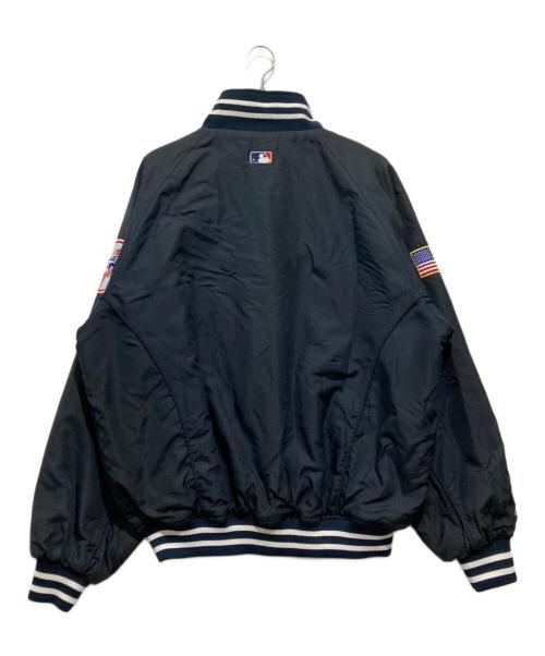 MAJESTIC ATHLETIC（マジェスティック アスレティック）MAJESTIC ATHLETIC (マジェスティック アスレティック) New York Yankees スタジャン ネイビー サイズ:Lの古着・服飾アイテム