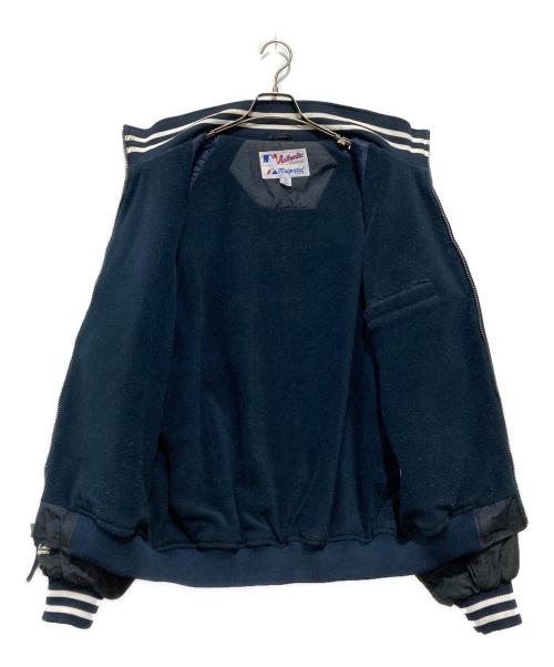 MAJESTIC ATHLETIC（マジェスティック アスレティック）MAJESTIC ATHLETIC (マジェスティック アスレティック) New York Yankees スタジャン ネイビー サイズ:Lの古着・服飾アイテム