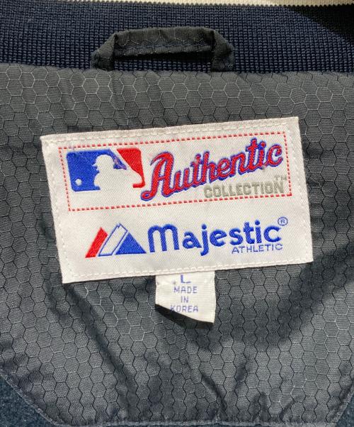 MAJESTIC ATHLETIC（マジェスティック アスレティック）MAJESTIC ATHLETIC (マジェスティック アスレティック) New York Yankees スタジャン ネイビー サイズ:Lの古着・服飾アイテム