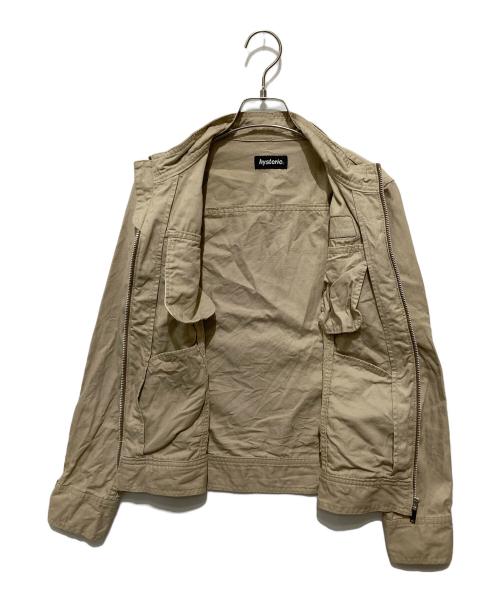 Hysteric Glamour（ヒステリックグラマー）Hysteric Glamour (ヒステリックグラマー) 90s ワッペンコットンジップジャケット ベージュ サイズ:XSの古着・服飾アイテム