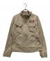 Hysteric Glamour（ヒステリックグラマー）の古着「90s ワッペンコットンジップジャケット」｜ベージュ