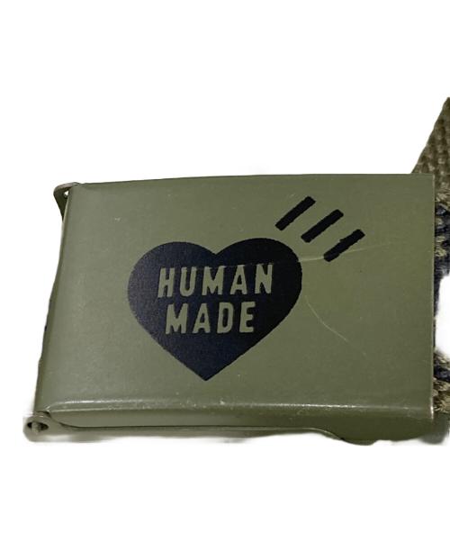 HUMAN MADE（ヒューマンメイド）HUMAN MADE (ヒューマンメイド) WEB BELT ベルト オリーブの古着・服飾アイテム