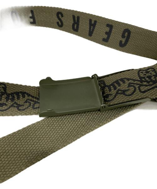 HUMAN MADE（ヒューマンメイド）HUMAN MADE (ヒューマンメイド) WEB BELT ベルト オリーブの古着・服飾アイテム