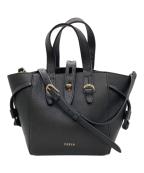 FURLAフルラ）の古着「NET MINI TOTE」｜ブラック