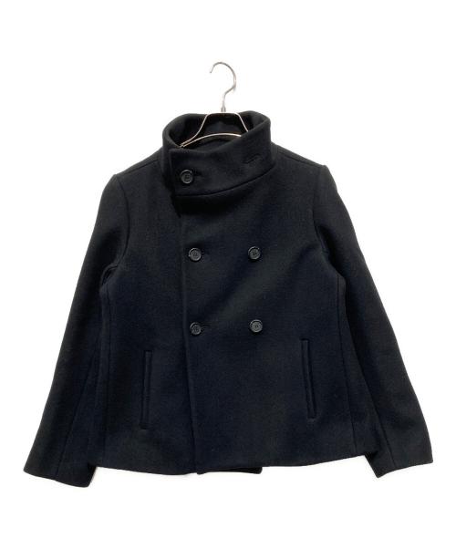 A.P.C.（アーペーセー）A.P.C. (アーペーセー) ハイネックショートPコート ブラック サイズ:XSの古着・服飾アイテム