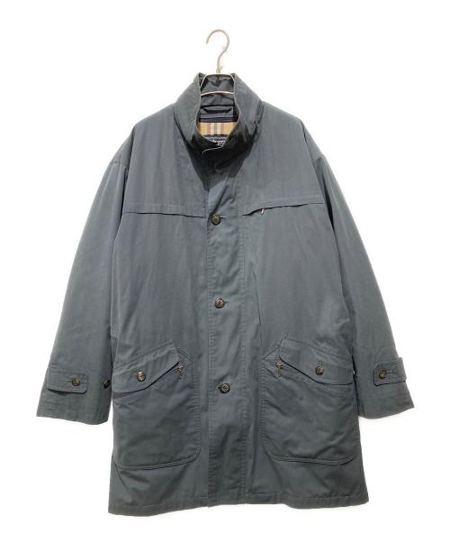 Burberry's（バーバリーズ）Burberry's (バーバリーズ) ノバチェックライナースタンドカラーコート ネイビー サイズ:不明の古着・服飾アイテム