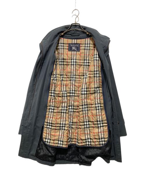 Burberry's（バーバリーズ）Burberry's (バーバリーズ) ノバチェックライナースタンドカラーコート ネイビー サイズ:不明の古着・服飾アイテム