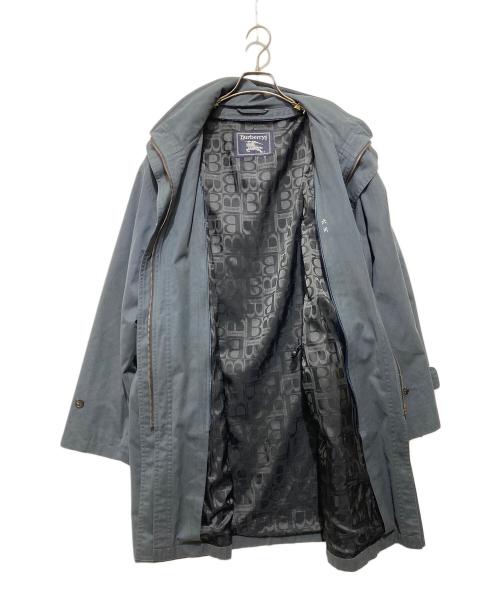 Burberry's（バーバリーズ）Burberry's (バーバリーズ) ノバチェックライナースタンドカラーコート ネイビー サイズ:不明の古着・服飾アイテム