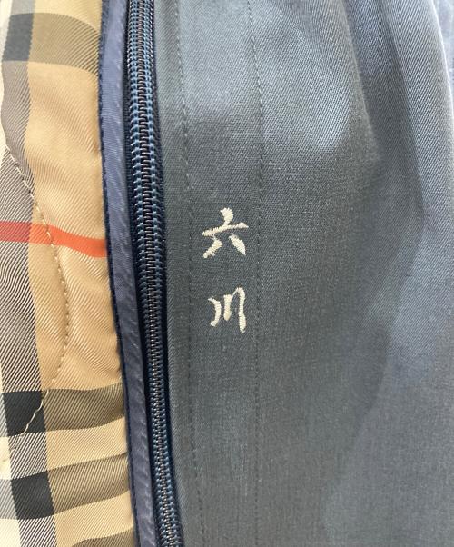 Burberry's（バーバリーズ）Burberry's (バーバリーズ) ノバチェックライナースタンドカラーコート ネイビー サイズ:不明の古着・服飾アイテム