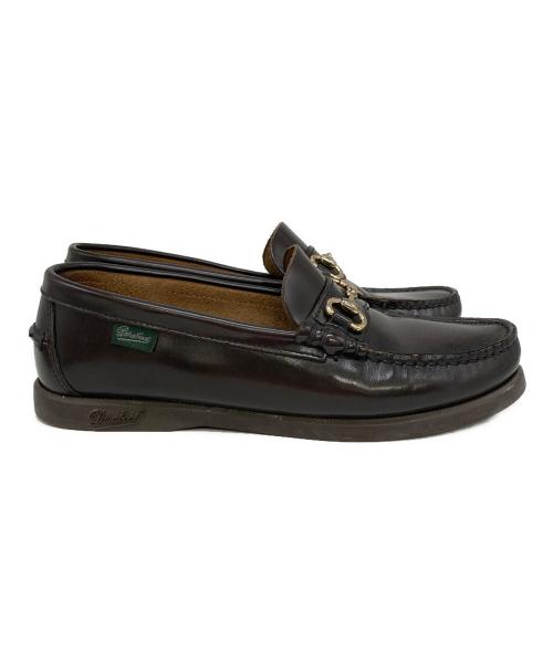 PARABOOT（パラブーツ）PARABOOT (パラブーツ) UNITED ARROWS (ユナイテッドアローズ) CORAUX ホースビットローファー ブラウン サイズ:3.5の古着・服飾アイテム