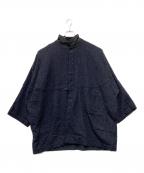 Y's for men×WORK SHOPワイズフォーメン×ワークショップ）の古着「ポンチョコート」｜ネイビー