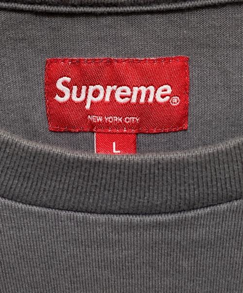 SUPREME（シュプリーム）Supreme (シュプリーム) small box L/S tee グレー サイズ:Lの古着・服飾アイテム