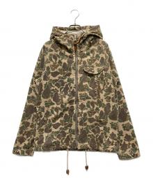 stussy（ステューシー）の古着「ダックハンターカモ柄フーデッドジャケット」｜ブラウン
