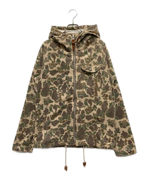 stussy（ステューシー）stussy (ステューシー) ダックハンターカモ柄フーデッドジャケット ブラウン サイズ:Ｓの古着・服飾アイテム