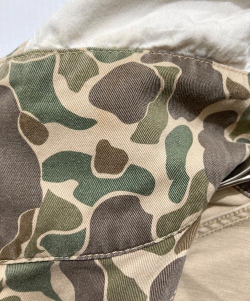 stussy（ステューシー）stussy (ステューシー) ダックハンターカモ柄フーデッドジャケット ブラウン サイズ:Ｓの古着・服飾アイテム