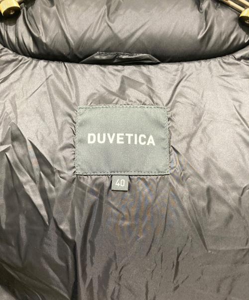 DUVETICA（デュベティカ）DUVETICA (デュベティカ) 総柄ダウンジャケット ブラック サイズ:40の古着・服飾アイテム