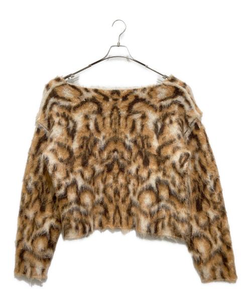 PERVERZE（パーバーズ）PERVERZE (パーバーズ) Wide Slit Cardigan ブラウン サイズ:FREEの古着・服飾アイテム