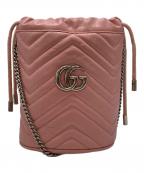 GUCCIグッチ）の古着「スモール バケットバッグ」｜ピンク