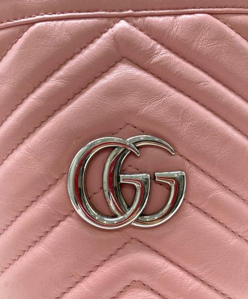 GUCCI（グッチ）GUCCI (グッチ) スモール バケットバッグ ピンクの古着・服飾アイテム