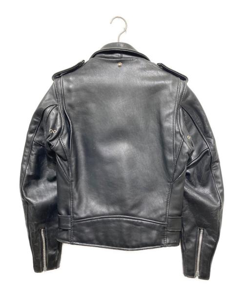 Schott（ショット）Schott (ショット) レザージャケット ブラック サイズ:34の古着・服飾アイテム