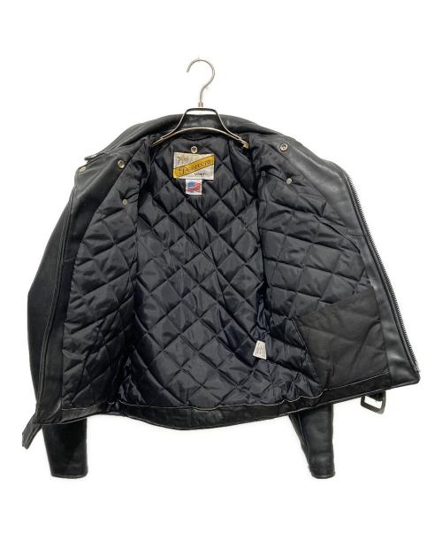 Schott（ショット）Schott (ショット) レザージャケット ブラック サイズ:34の古着・服飾アイテム