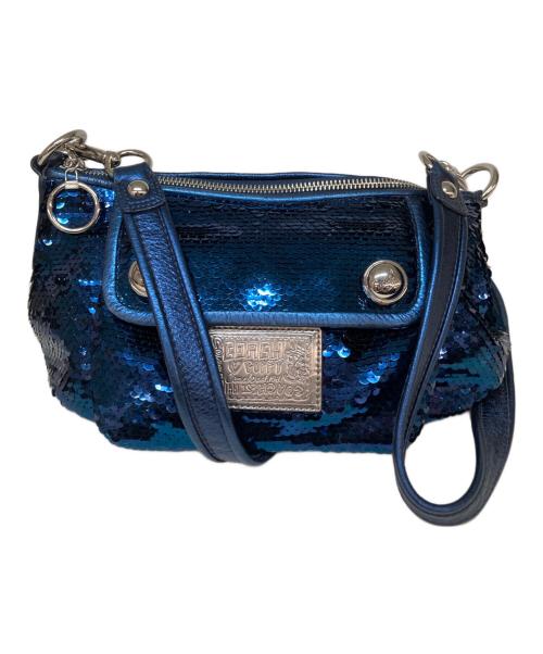 COACH（コーチ）COACH (コーチ) スパンコール2WAYバッグ ブルーの古着・服飾アイテム