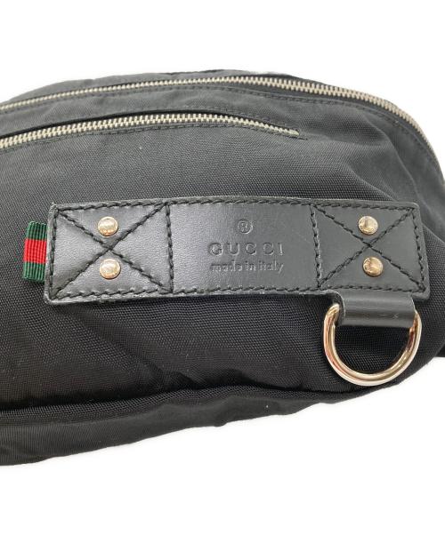 GUCCI（グッチ）GUCCI (グッチ) シェリーラインボディーバッグ ブラックの古着・服飾アイテム