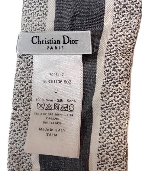 Christian Dior（クリスチャン ディオール）Christian Dior (クリスチャン ディオール) トワル ドゥ ジュイ ミッツァ スカーフ グレー サイズ:Uの古着・服飾アイテム
