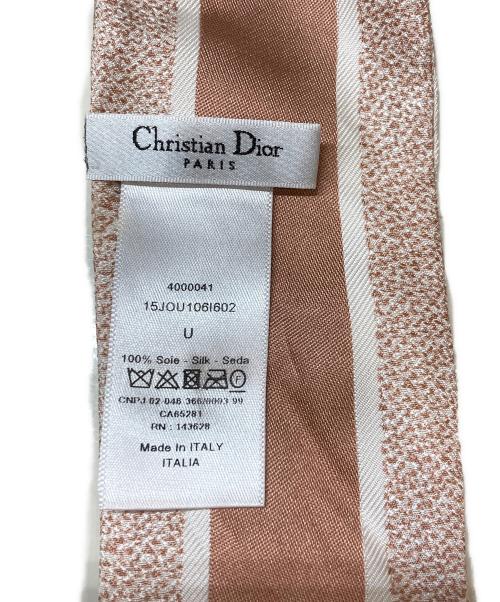 Christian Dior（クリスチャン ディオール）Christian Dior (クリスチャン ディオール) トワル ドゥ ジュイ ミッツァ スカーフ ブラウン サイズ:FREEの古着・服飾アイテム
