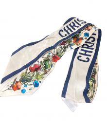 Christian Dior（クリスチャン ディオール）の古着「ミルフィオリ ミッツァ シルク/D-MILLEFIORI」｜ホワイト