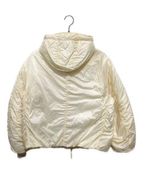 JAME SMITH（ジェーンスミス）JAME SMITH (ジェーンスミス) NYLON TAFFETA HOODIE MA-1 JACKET イエロー サイズ:38の古着・服飾アイテム