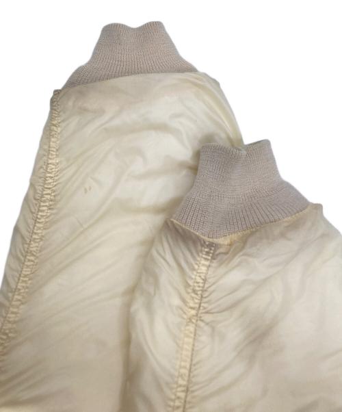 JAME SMITH（ジェーンスミス）JAME SMITH (ジェーンスミス) NYLON TAFFETA HOODIE MA-1 JACKET イエロー サイズ:38の古着・服飾アイテム